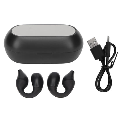 Open Ear Bluetooth Earbuds HiFi Noise Cancelling Waterproof Clip On Wireless Earphone for Cycling Driving V1263-JX-117