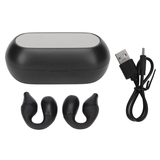 Open Ear Bluetooth Earbuds HiFi Noise Cancelling Waterproof Clip On Wireless Earphone for Cycling Driving V1263-JX-117