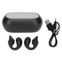 Open Ear Bluetooth Earbuds HiFi Noise Cancelling Waterproof Clip On Wireless Earphone for Cycling Driving V1263-JX-117