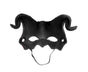 Halloween Masquerade Devil Mask Unique Scary Half Face Ram Horn Devil Mask for Halloween Costume Supplies V1263-JX-1170