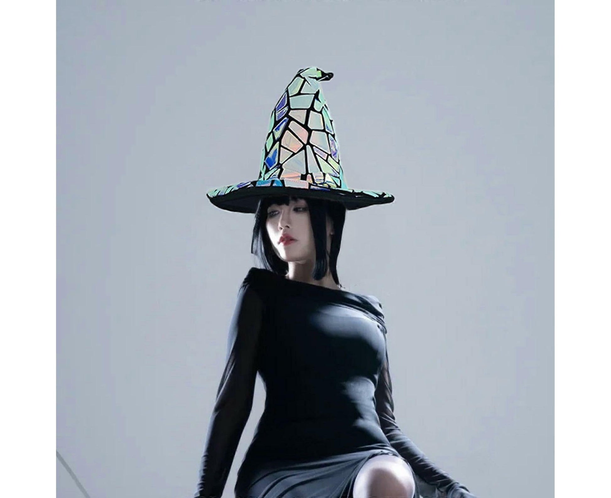 Halloween Witch Hat Hat Party Holiday Bowler Hat V1263-JX-1177