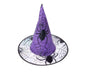 Halloween Witch Hat Non-woven Hat Event Party Supplies Props Decoration-Orange V1263-JX-1178
