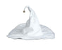 Lace-up Strap Witch Hat Women Adult Halloween White Wizard Hat Party Headgear V1263-JX-1184