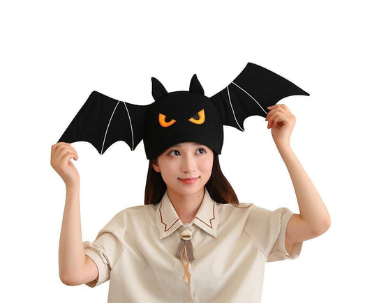 Lovely Bat Cap Adult Halloween Party Props Hat Teenagers Holiday Festival Hat V1263-JX-1185
