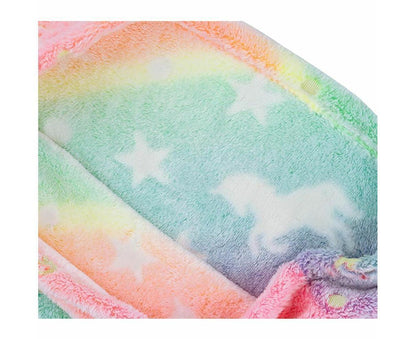 Mermaid Blanket Glow in The Dark Sleeping Bag Babies Birthday Gift Daughte-Pink Purple V1263-JX-1187