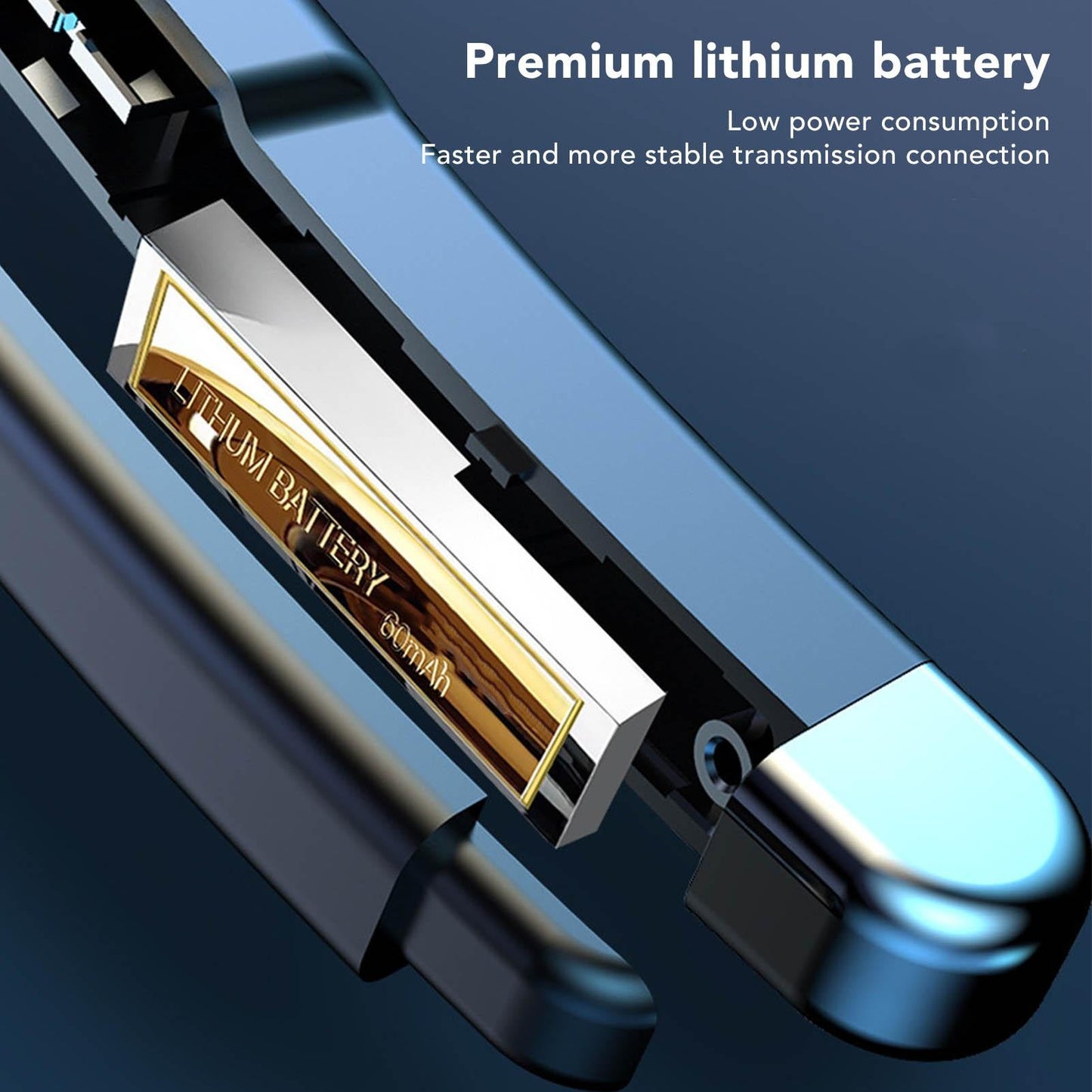 Bluetooth Earpiece Noise Canceling Waterproof Digital Power Display Wireless Headset with Charging Case for V1263-JX-119