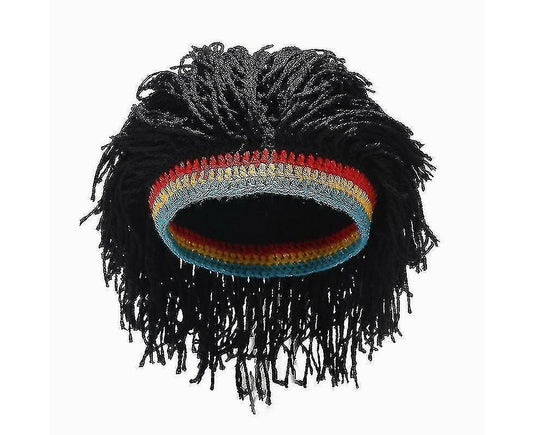 Rasta Wig Beanie Caps For Men Handmade Crochet Winter Warm Hat Gorros Halloween Holiday Birthday Gifts Funny V1263-JX-1191