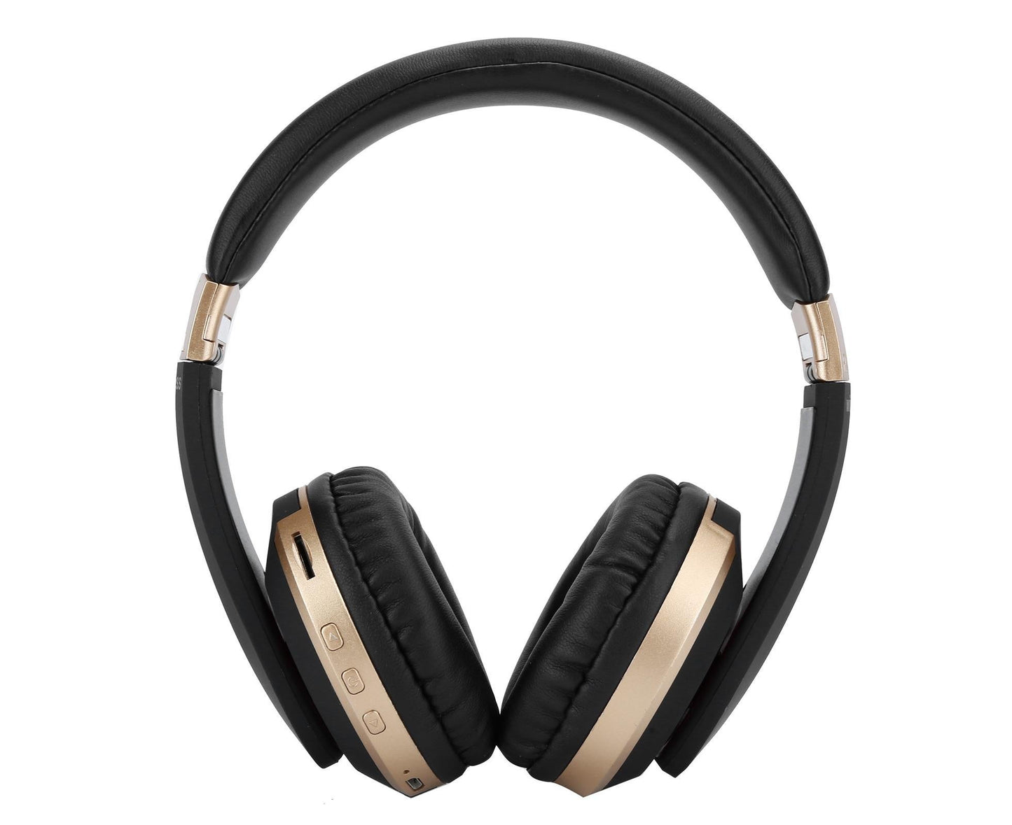 Foldable Bluetooth Headset Wireless Over Ear Stereo Headsets with Mic Gaming HeadphoneGold V1263-JX-121