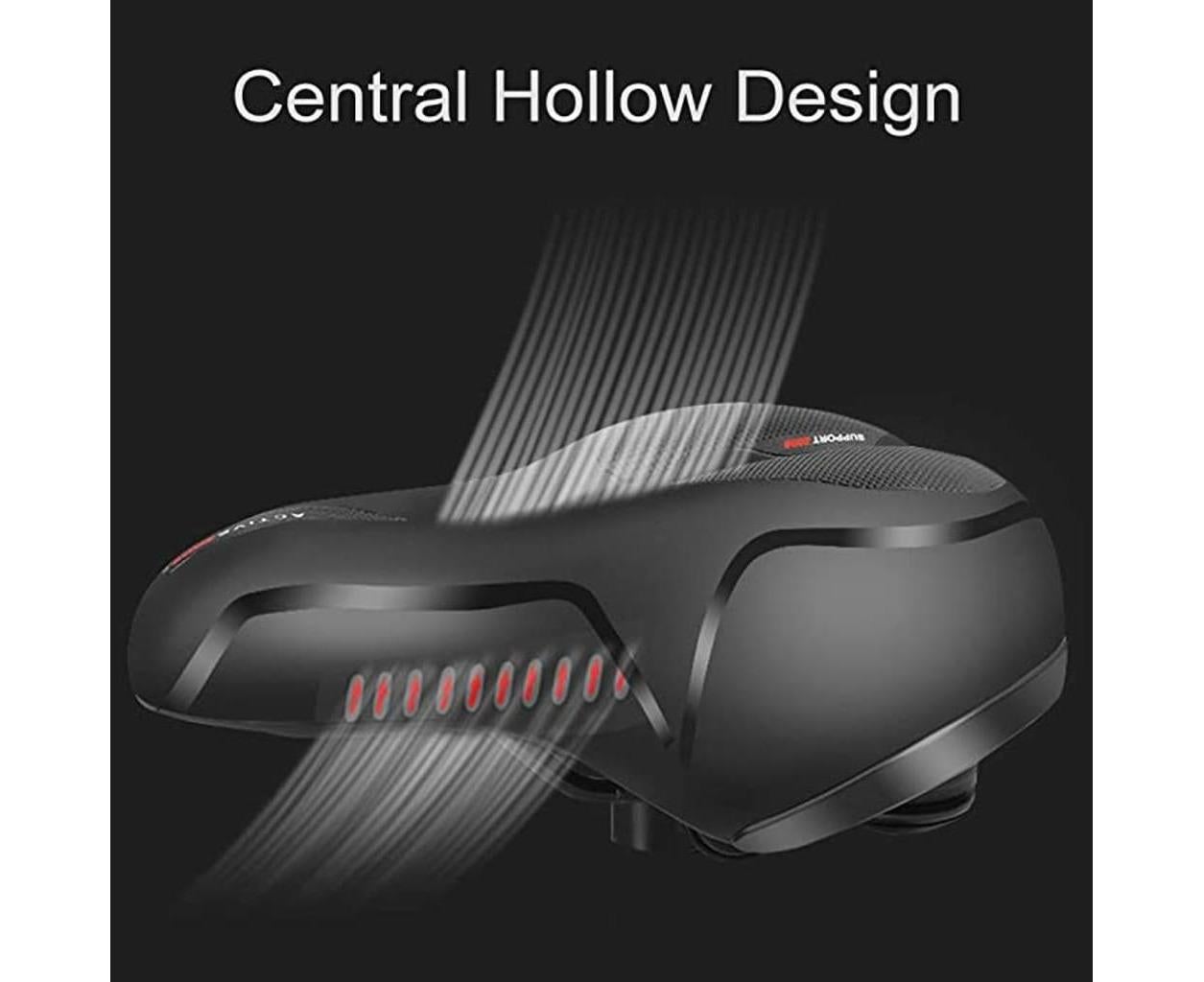 Bicycle Saddle, Memory Foam Gel Bicycle Saddle, Ergonomic Hollow Saddle, Waterproof And Breathable Saddle For V1263-JX-1211