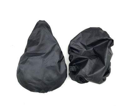 Bicycle Seat Cover, 2pcs Saddle Pad Bicycle, Elastic Waterproof Bicycle Saddle Cover (Black) V1263-JX-1212