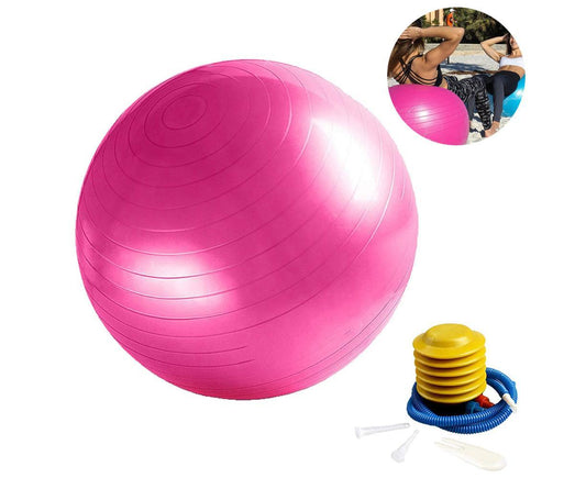 Exercise Ball, Yoga Ball Chair with Quick Pump, Stability Fitness Ball for Birthing & Core Strength Training V1263-JX-1214