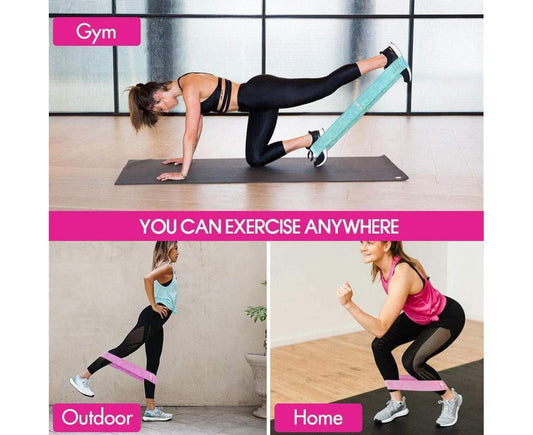 Fitness band [set of 3] Fitness bands / resistance bands set Loop band for 3 resistance levels for buttocks V1263-JX-1215