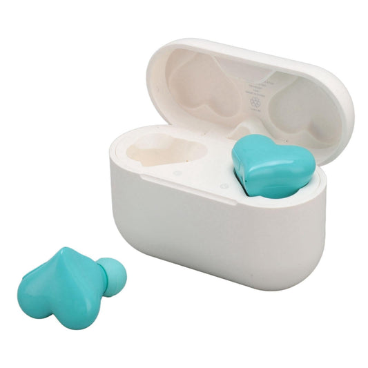 Heart Shaped Earbuds Cute Wireless Bluetooth5.3 Headphones Lightweight Noise Reduction Earbuds for Music Call V1263-JX-122