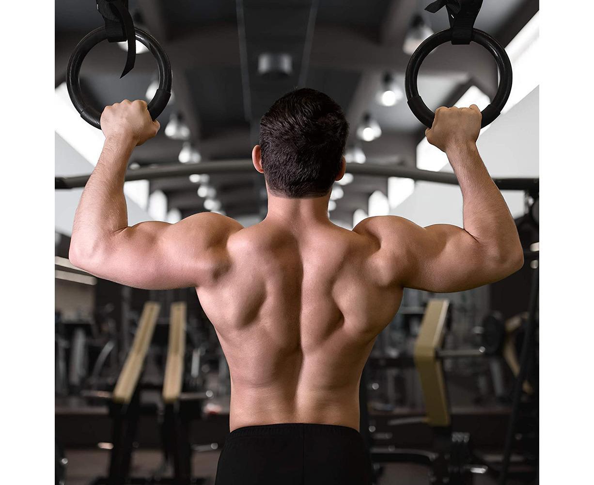 Nylon triceps rope twisted rope triceps cord to pull down with non-slip handles - biceps, triceps, gym or at V1263-JX-1223