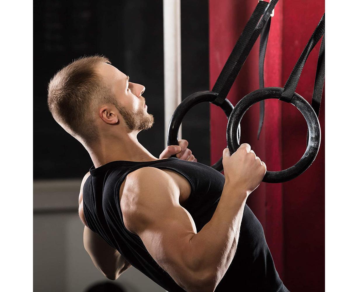 Nylon triceps rope twisted rope triceps cord to pull down with non-slip handles - biceps, triceps, gym or at V1263-JX-1223