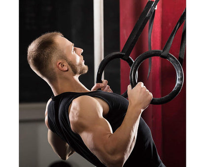 Nylon triceps rope twisted rope triceps cord to pull down with non-slip handles - biceps, triceps, gym or at V1263-JX-1223