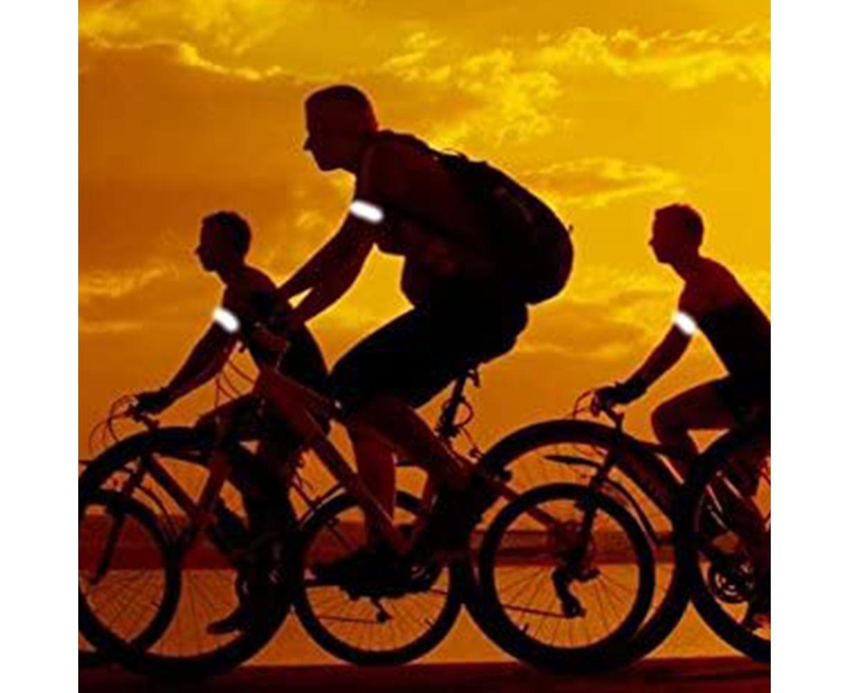Reflective Gear with Hi-Visibility Bands for Running Jogging,Walking,Cycling - Orange V1263-JX-1226