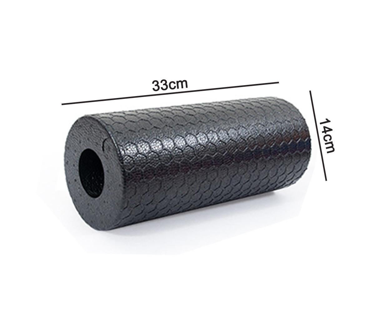 Standard fascia roll. Original massage roller for fascia training - Training role in various - Black V1263-JX-1229