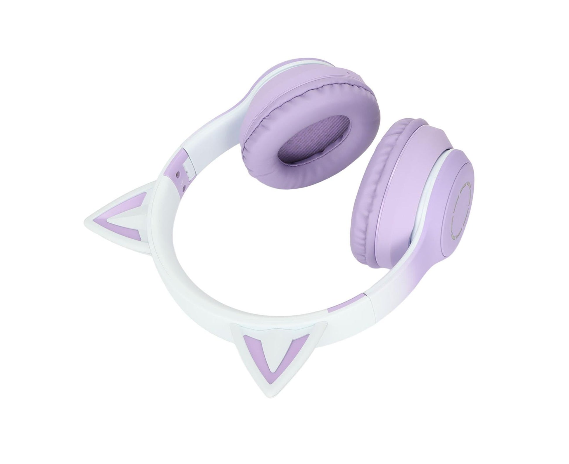 Cat Ear Bluetooth Gaming Headphones Wireless Foldable Music Headset with LED Light Detachable Microphone V1263-JX-123