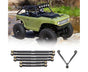 1 Set Tie Rod Kit Upgrade Replacement Black Perfect Matching Rod Link Linkage Kit for Axial SCX24 Accessories V1263-JX-1236