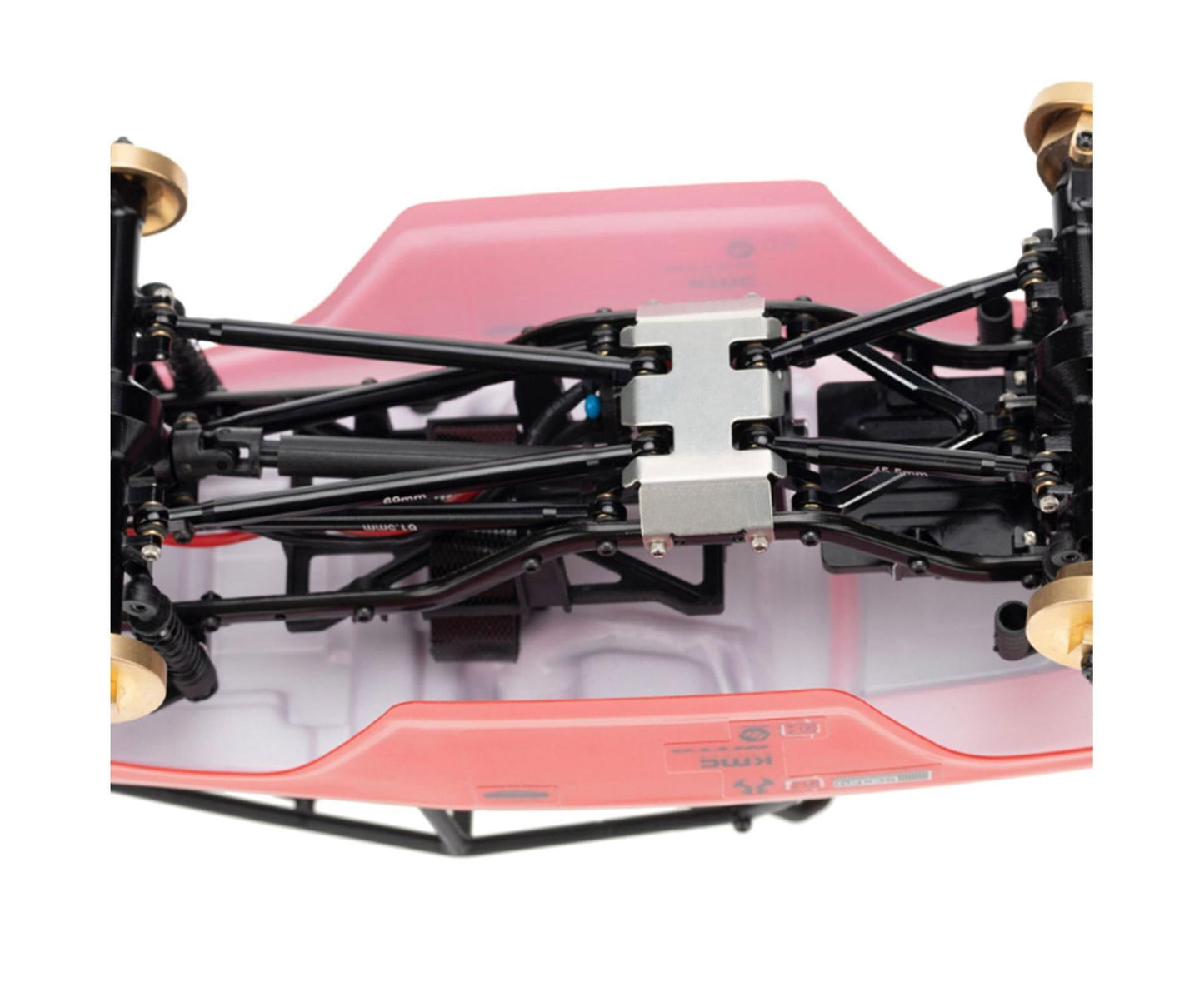 1 Set Tie Rod Kit Upgrade Replacement Black Perfect Matching Rod Link Linkage Kit for Axial SCX24 Accessories V1263-JX-1236