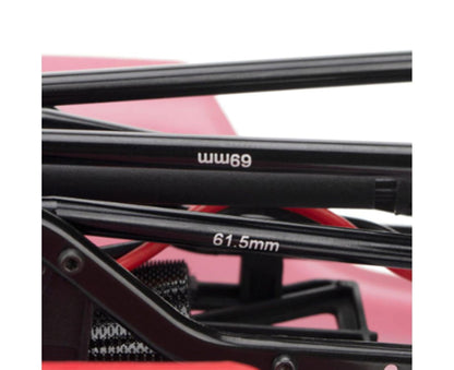 1 Set Tie Rod Kit Upgrade Replacement Black Perfect Matching Rod Link Linkage Kit for Axial SCX24 Accessories V1263-JX-1236