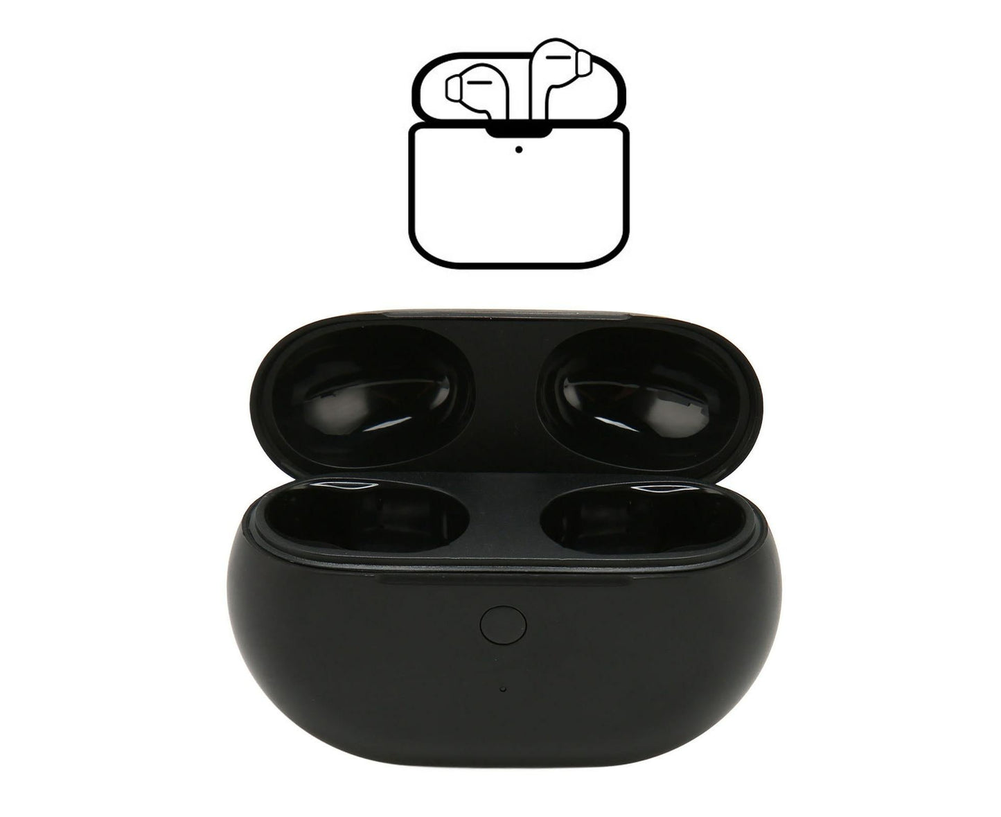 Wireless Charger Case Full Protective Charging Replacement with Bluetooth Pairing Sync Button for Studio Buds V1263-JX-125
