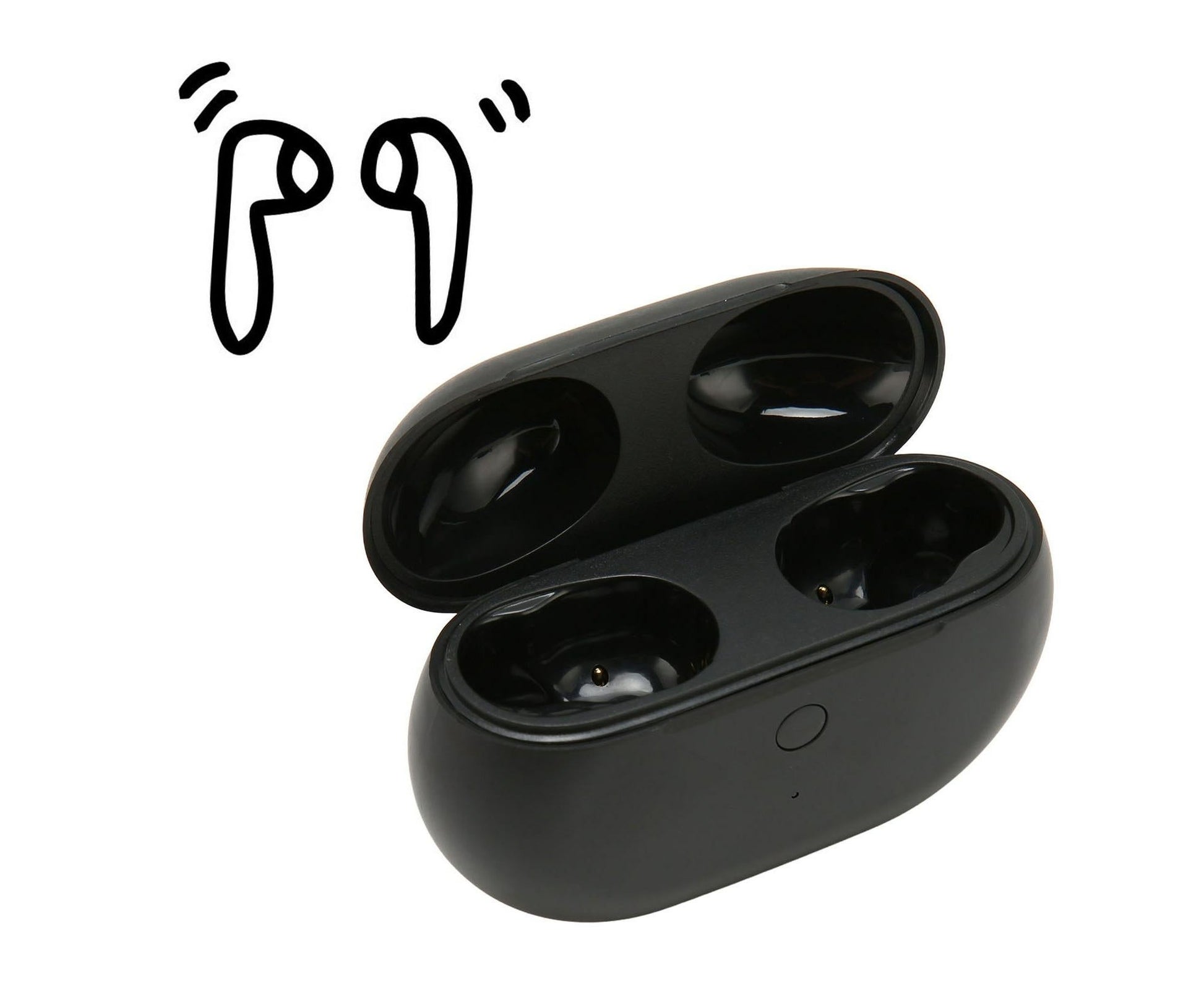 Wireless Charger Case Full Protective Charging Replacement with Bluetooth Pairing Sync Button for Studio Buds V1263-JX-125