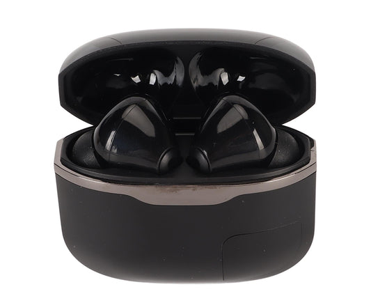 Wireless Earbuds Bluetooth 5.0 LED Digital Display 24Hrs Play Time HiFi Sports Earphones for Music Black V1263-JX-126