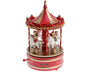 Carousel Music Box - Red Carousel Music Box V1263-JX-1264