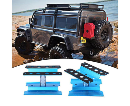 Metal Repair Station Stand Platform for 1/8 1/10 1/16 Remote Control Crawl Car Blue V1263-JX-1276