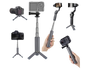 Portable Sport Camera Holder Stand Selfie Stick Mini Tripod for DJI OSMO Action Silver Grey V1263-JX-1280