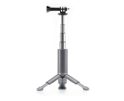 Portable Sport Camera Holder Stand Selfie Stick Mini Tripod for DJI OSMO Action Silver Grey V1263-JX-1280