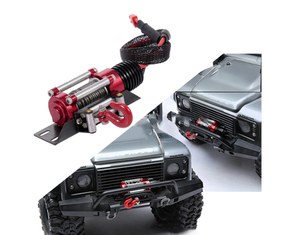 RC Car Winch Practical Durable Lightweight Creative Portable Replacement Metal 1/10 RC Car Automatic Crawler V1263-JX-1285