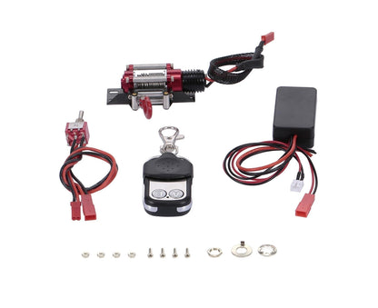 RC Car Winch Practical Durable Lightweight Creative Portable Replacement Metal 1/10 RC Car Automatic Crawler V1263-JX-1285