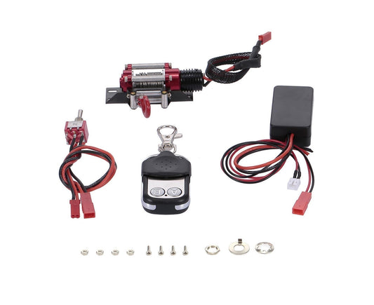 RC Car Winch Practical Durable Lightweight Creative Portable Replacement Metal 1/10 RC Car Automatic Crawler V1263-JX-1285