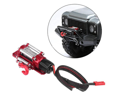 RC Car Winch Practical Durable Lightweight Creative Portable Replacement Metal 1/10 RC Car Automatic Crawler V1263-JX-1285
