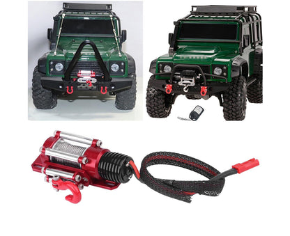 RC Car Winch Practical Durable Lightweight Creative Portable Replacement Metal 1/10 RC Car Automatic Crawler V1263-JX-1285