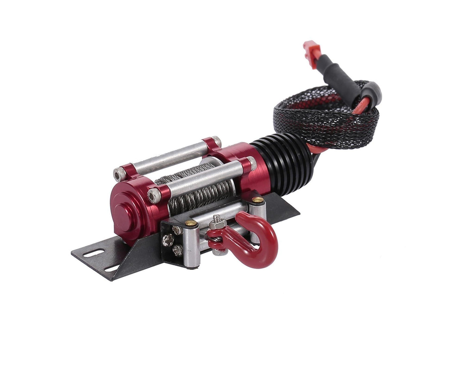 RC Car Winch Practical Durable Lightweight Creative Portable Replacement Metal 1/10 RC Car Automatic Crawler V1263-JX-1285
