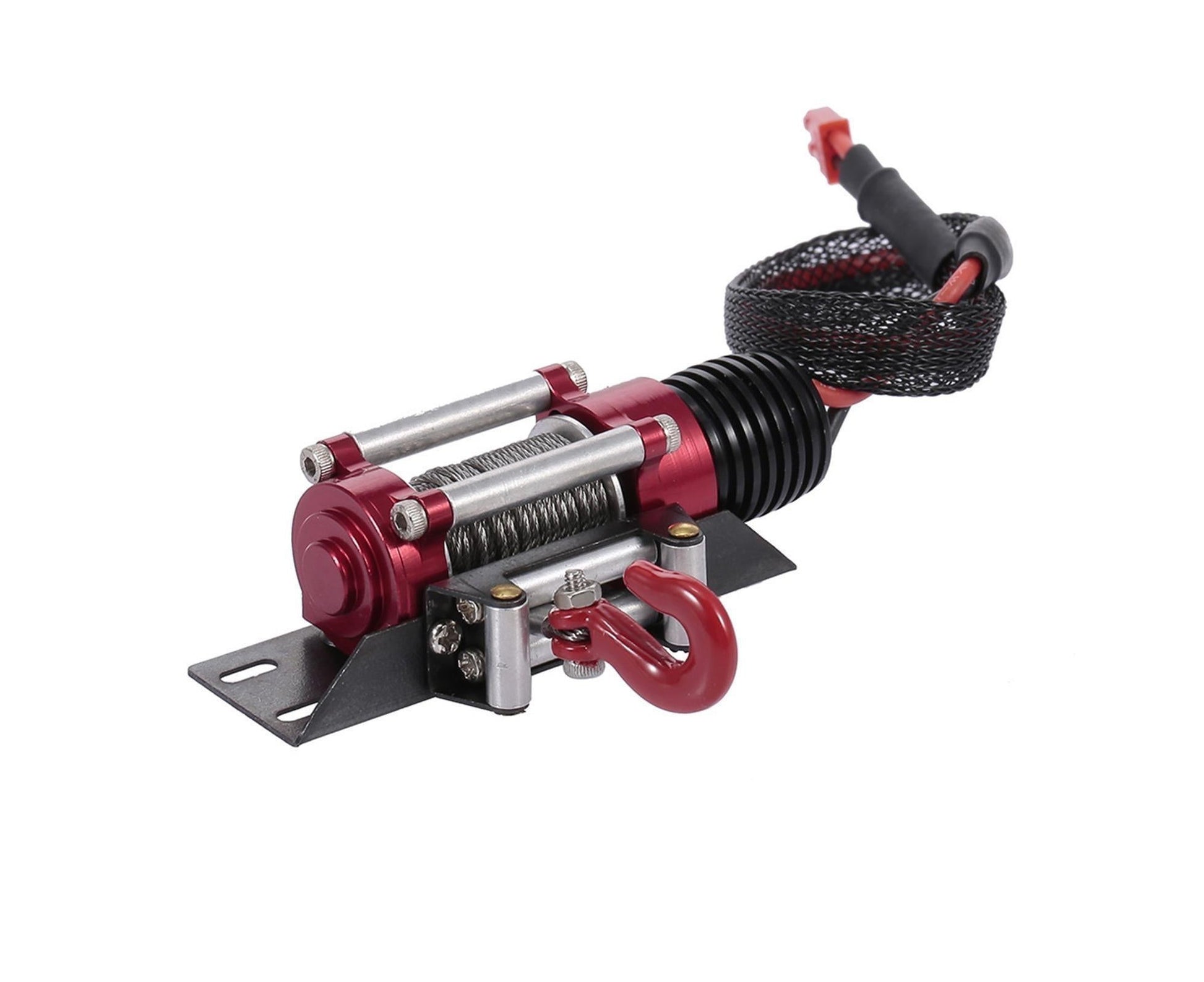 RC Car Winch Practical Durable Lightweight Creative Portable Replacement Metal 1/10 RC Car Automatic Crawler V1263-JX-1285