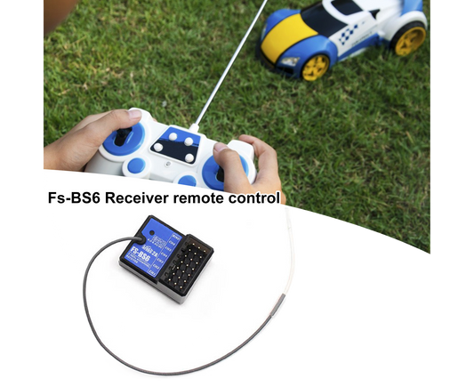 RC Receiver Durable Practical Useful secure Sturdy Portable Plastic RC Car Boat 2.4GHz 6 Channel Receiver V1263-JX-1286