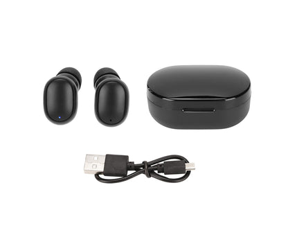 Bluetooth Earbuds Noise Cancelling Stereo Built in Mic Wireless Earphone with Charging Case for Smartphones V1263-JX-129