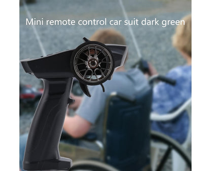 Remote Control High Imitation Electrical Full Proportional Racing Car Remote Controller for Boy and Girl Black V1263-JX-1292
