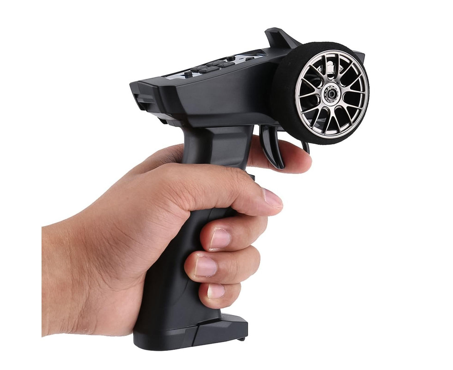 Remote Control High Imitation Electrical Full Proportional Racing Car Remote Controller for Boy and Girl Black V1263-JX-1292
