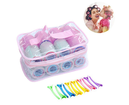 Self Grip Hair Rollers Set,with Hairdressing Curlers-96 pcs V1263-JX-1304