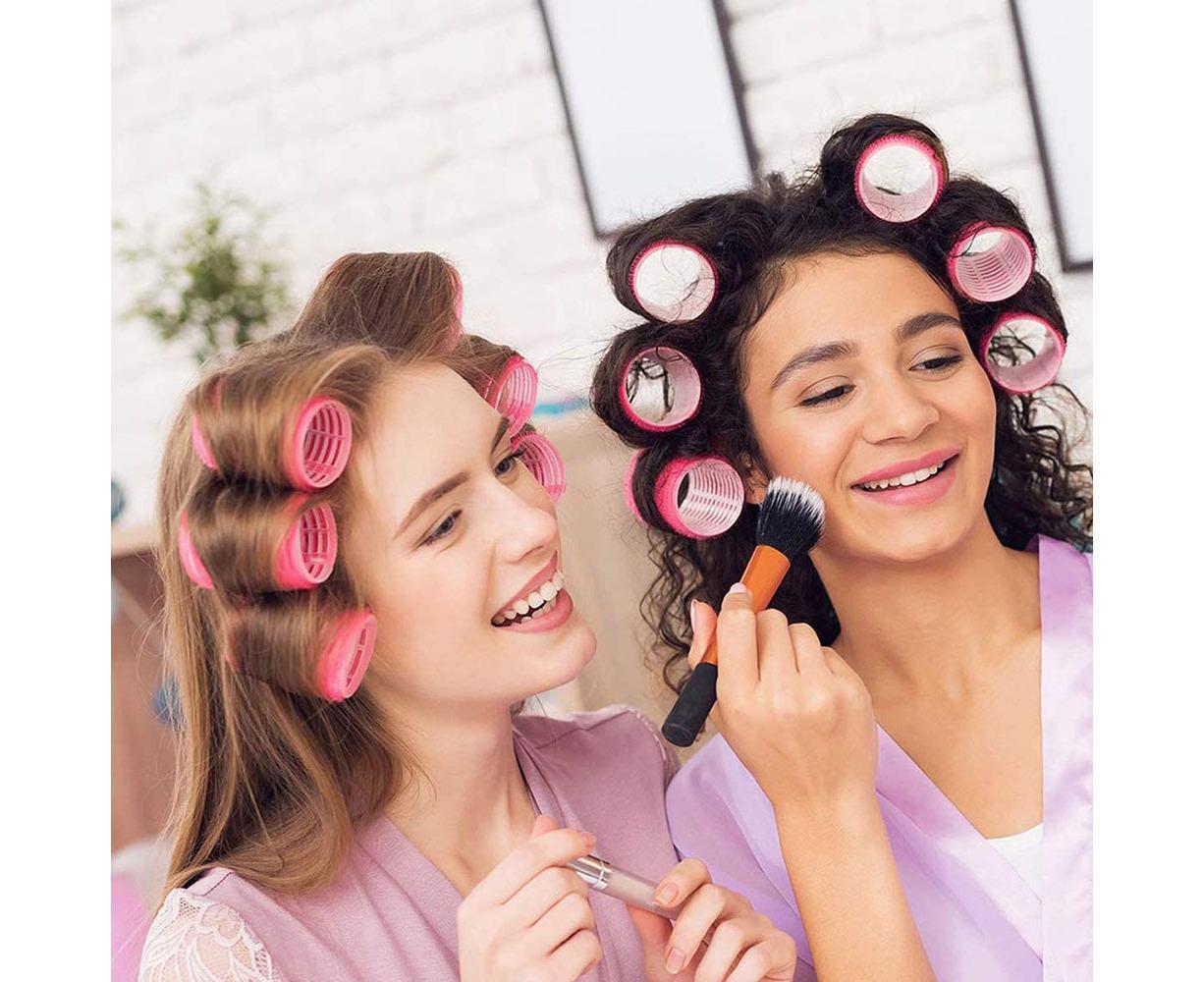 Self Grip Hair Rollers Set,with Hairdressing Curlers-96 pcs V1263-JX-1304