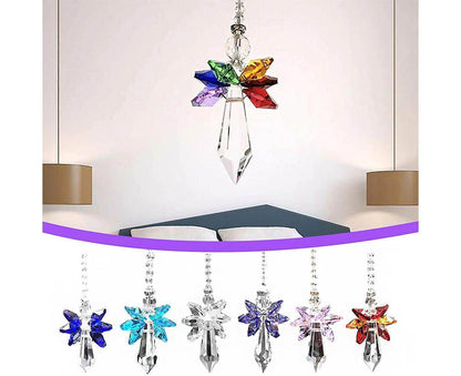 7Pcs Crystal Decorative Sun Catcher Crystal Pendant Lighting Pendant V1263-JX-1314