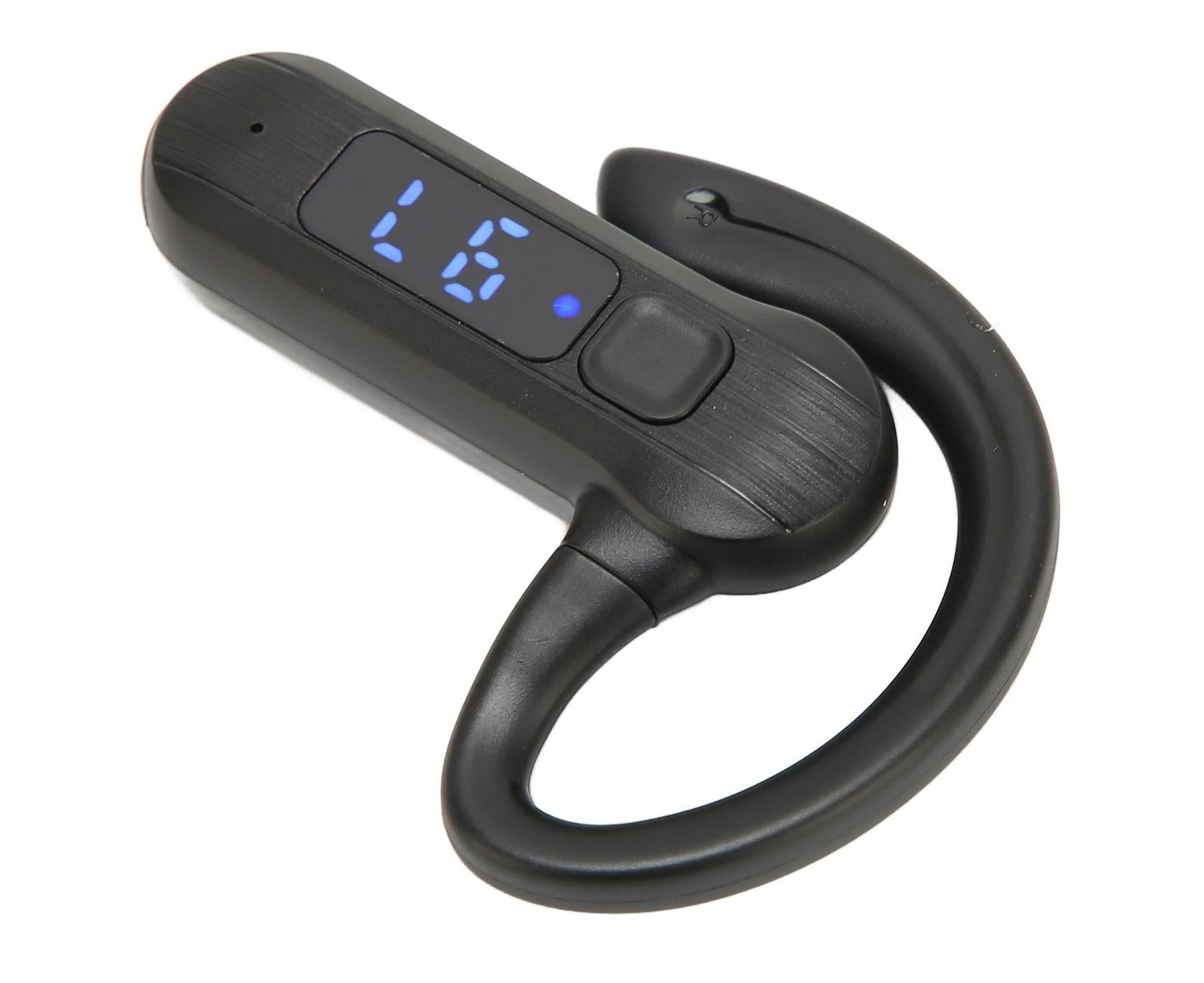 Single Ear Bone Conduction Headset Digital Display Voice Control Answering Wireless Earphone for Sports V1263-JX-132