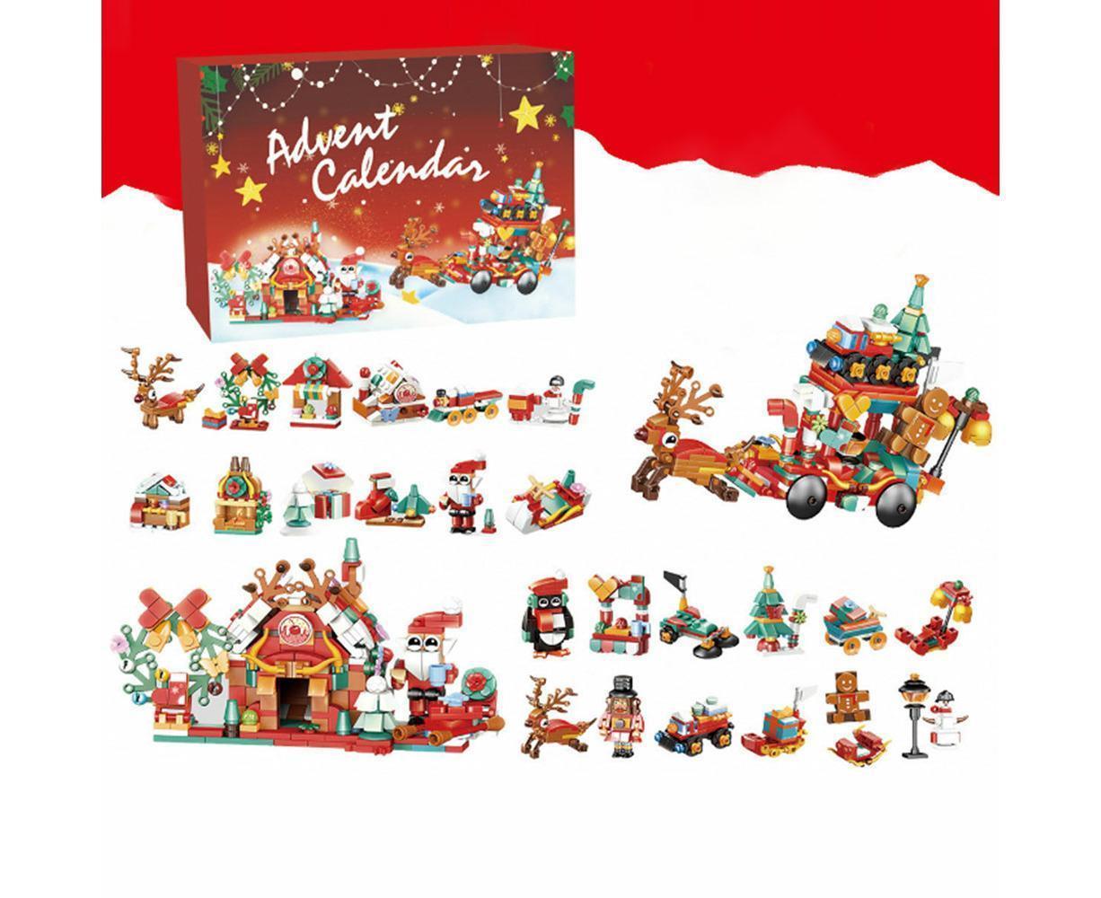 2024 Advent Calendar Christmas Building Block 24 Days Countdown Surprise Box V1263-JX-1321