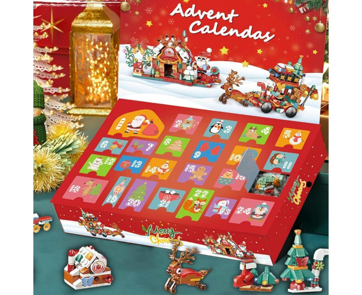 2024 Advent Calendar Christmas Building Block 24 Days Countdown Surprise Box V1263-JX-1321